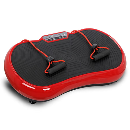 Vibration Plate Exercise Machine, Full Body Workout Home Platform W/Bluetooth Red